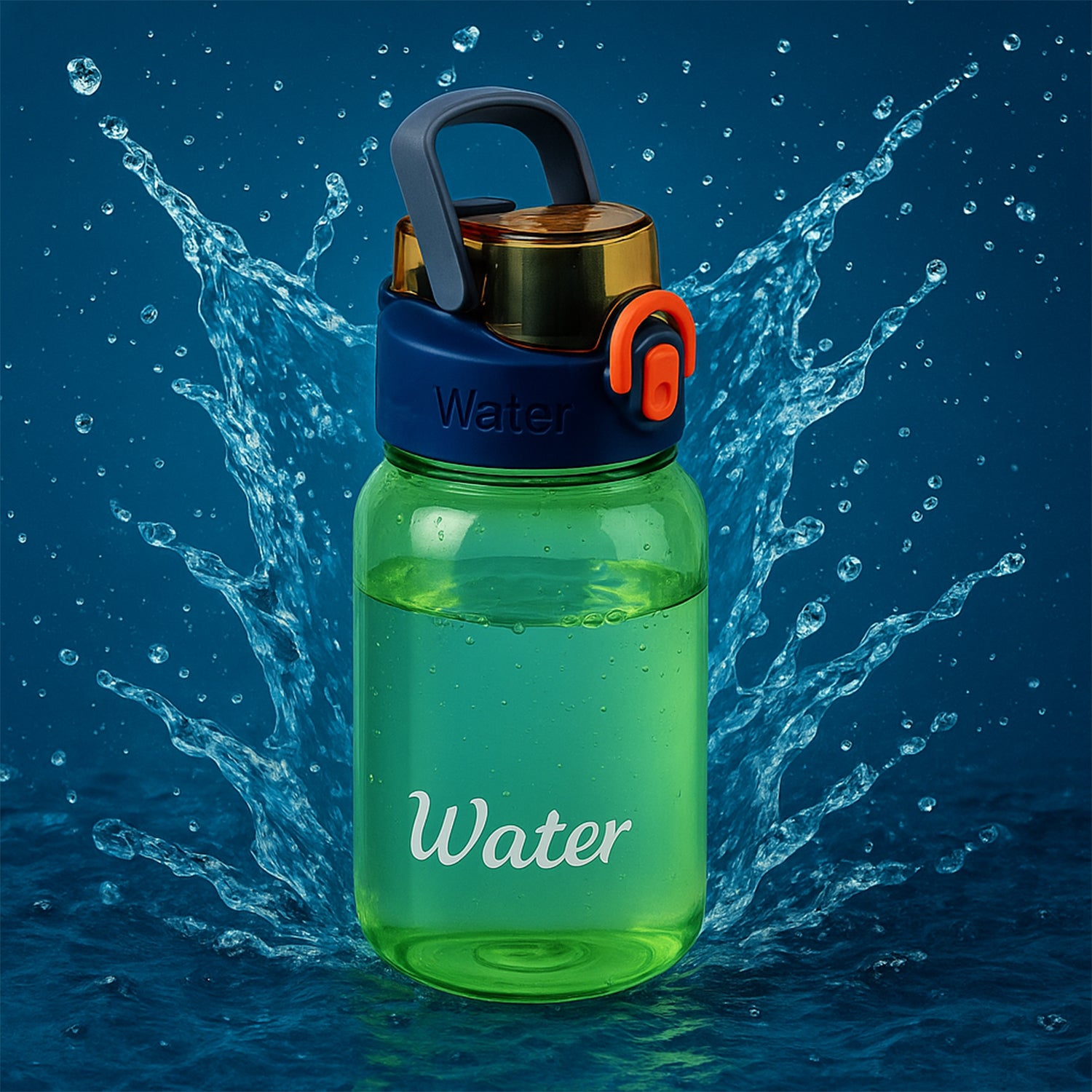 Green Leak-proof Portable Fruit Infuser Water Bottle Approx 600ml (1 Pc) Green Leak-proof Portable Fruit Infuser Water Bottle Approx 600ml (1 Pc)